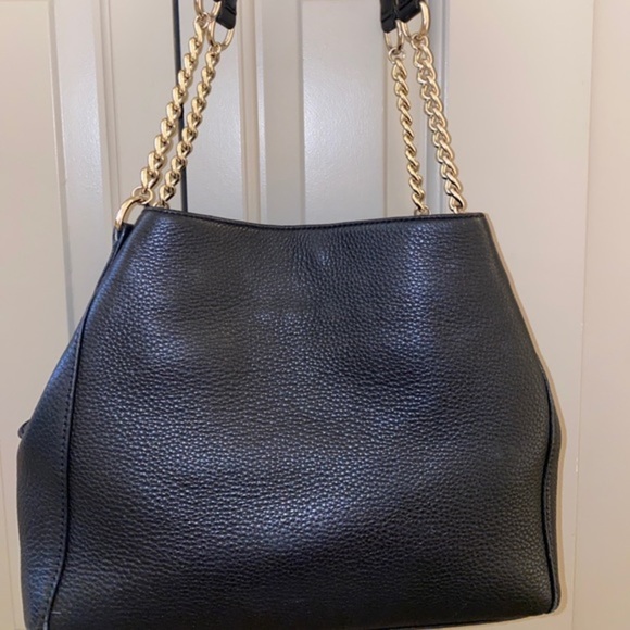 Karl Lagerfeld Paris Flow Embossed Black Medium Sized Purse - Picture 11 of 12